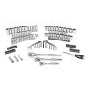 Multiple Drive 180-Piece Mechanics Tool Set; Chrome Finish