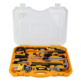 60-Piece General Household HandTool kit , Mechanics Tools Set with Plastic Toolbox Storage Case