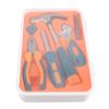 Household Hand Tools kits - 17 Piece by ,Set Includes – Hammer, Wrench,Screwdriver Set, Pliers (Tool Kit for the Home, Office, or Car)