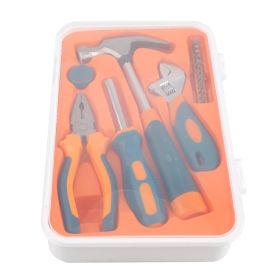 Household Hand Tools kits - 17 Piece by ,Set Includes – Hammer, Wrench,Screwdriver Set, Pliers (Tool Kit for the Home, Office, or Car)