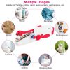 Portable Mini Sewing Machine Electric Cordless Mending Machine Handy Stitch Sewing Machine for Home Travel