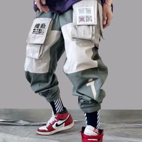 Contrast overalls (Option: ArmyGreen-L)