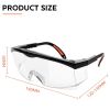 Safety Glasses And Work Gloves Set Protective eyewear glasses(The clear glasses is anti-fog)